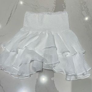 White Shein skirt, size small